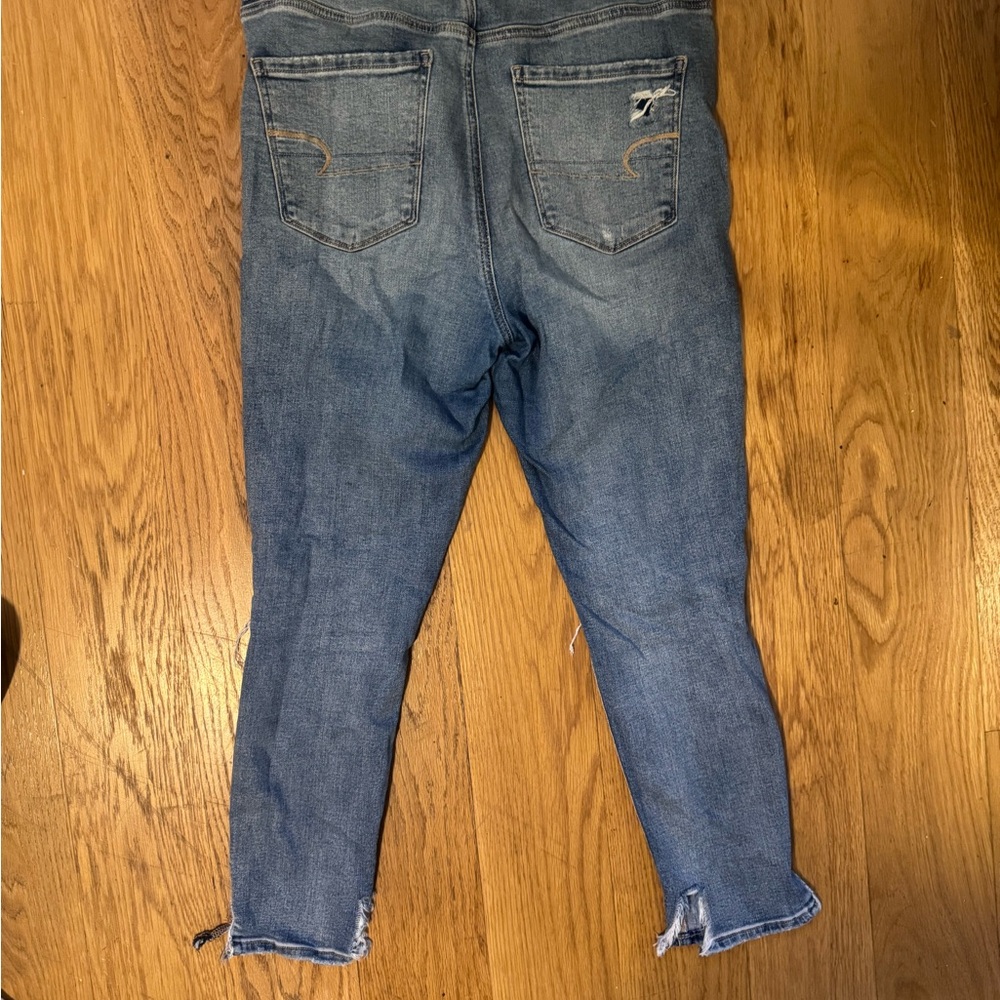 American Eagle Outfitters Distressed Ankle Jeans - Blue - Picture 5 of 5